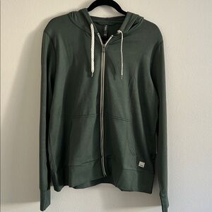 Vuori Halo Performance Hoodie 2.0 Marsh Heather Green Dreamknit Large NWT